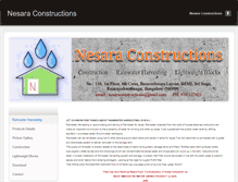 Tablet Screenshot of nesaraconstructions.com